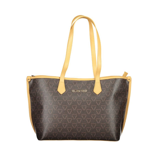 Valentino Bags Brown Polyethylene Handbag